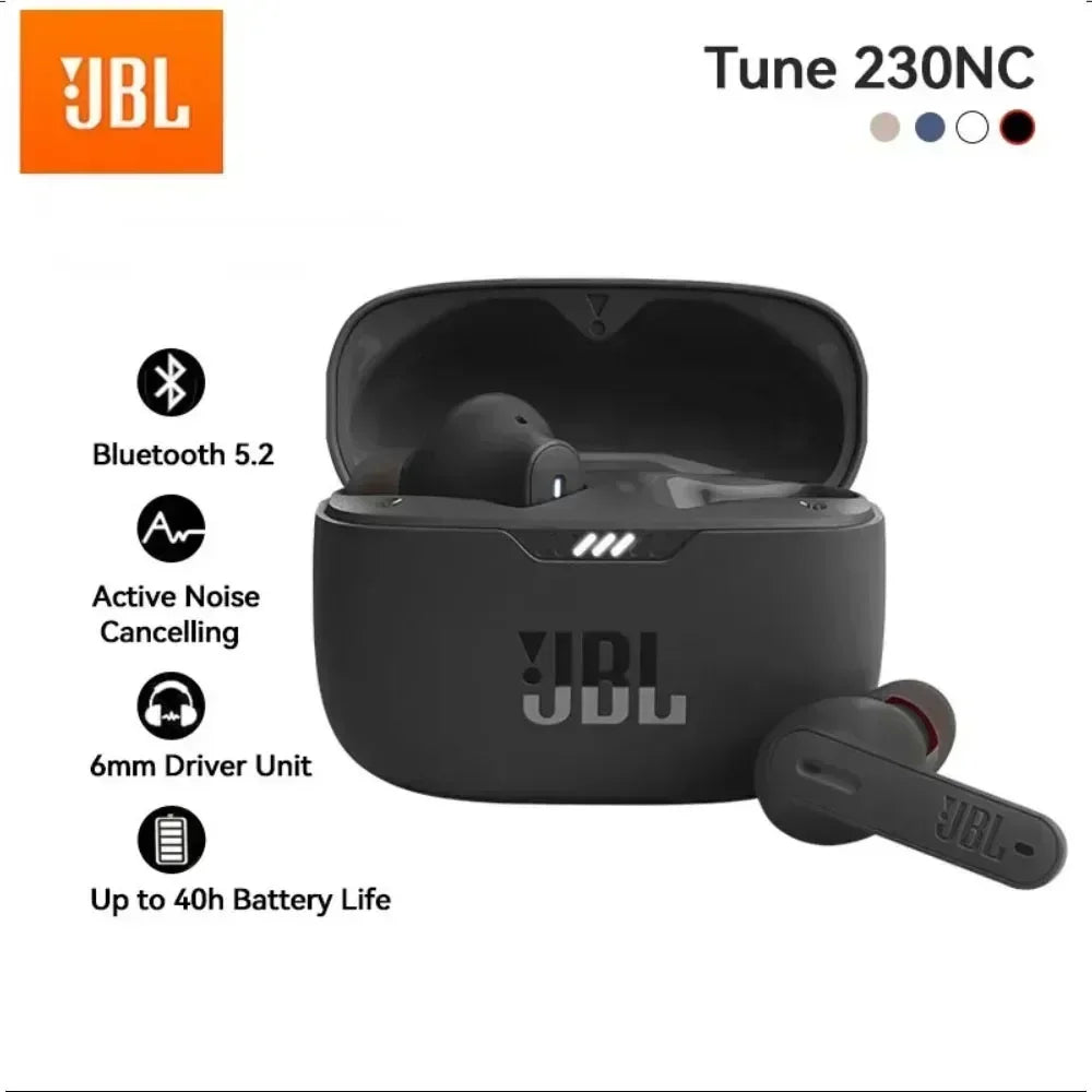 JBL Tune 230 NC TWS – Écouteurs intra-auriculaires sans fil, Bluetooth,  Pure Bass JBL, étanche , réduction du bruit intégrée